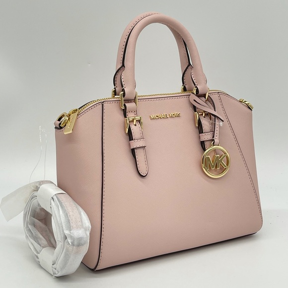 Michael Kors Medium Ciara Satchel Bag Blossom - Picture 2 of 13